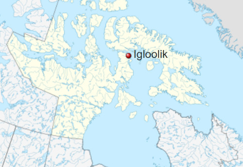 Map of Igloolik, Nunavut