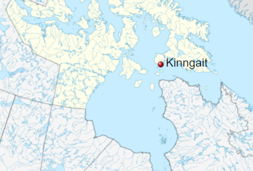 Map of Kinngait, Nunavut